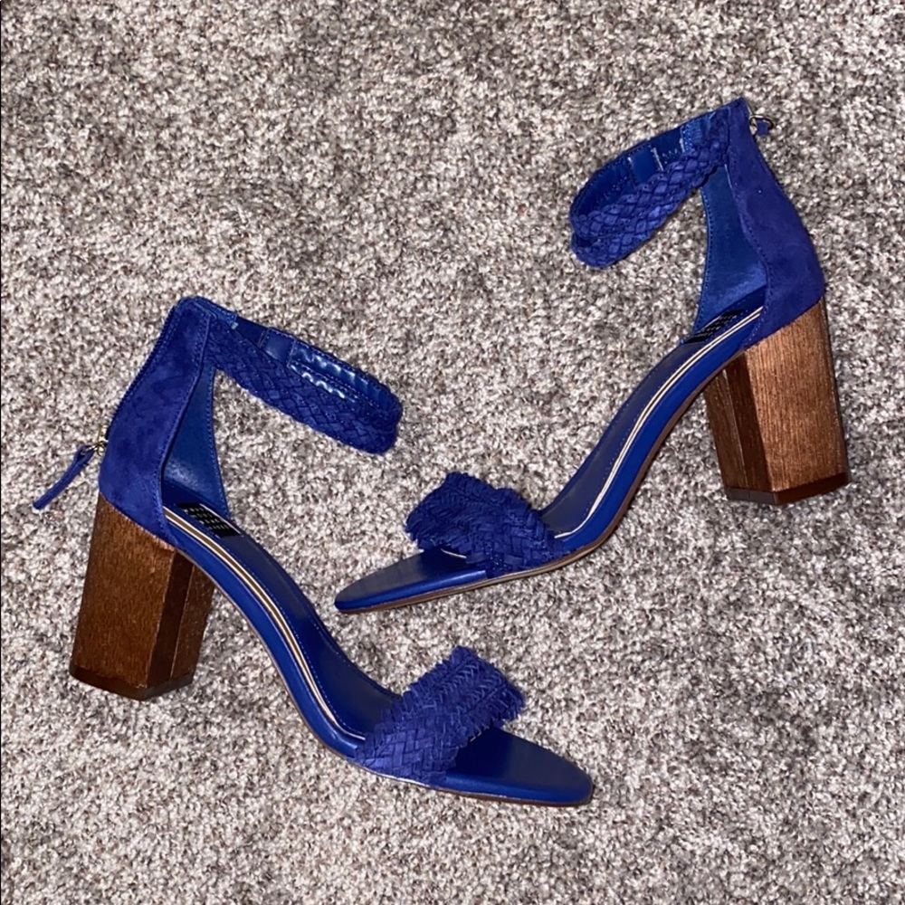 White House Black Market Margot Braided Heel